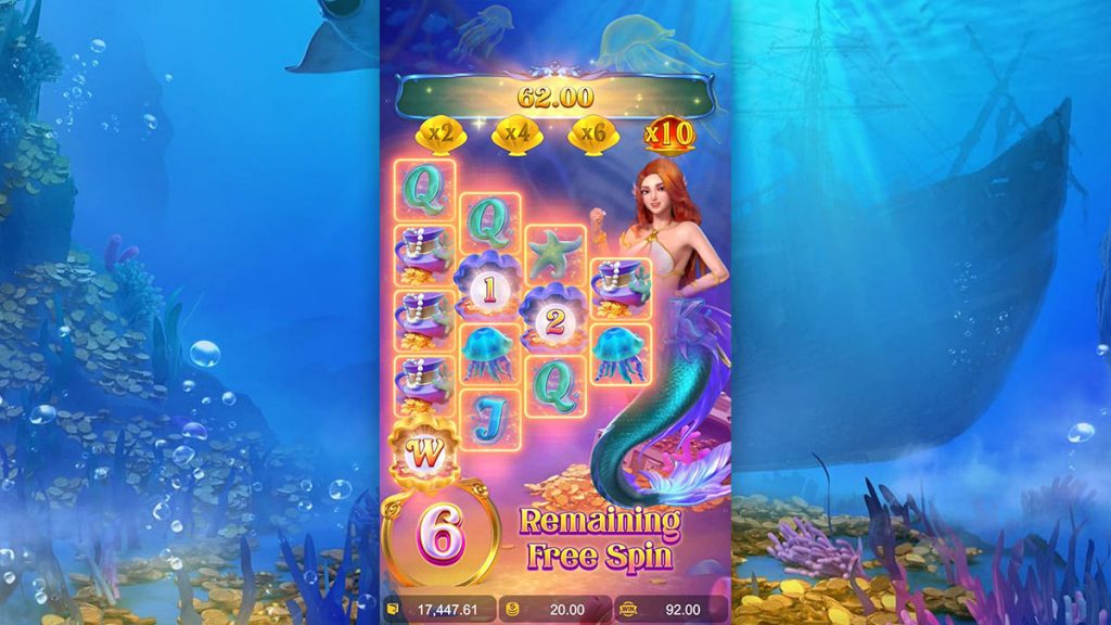 Mermaid Riches เกมสล็อตมาแรง สุดฮิต 